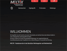 Tablet Screenshot of meltix.de